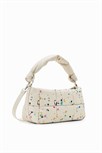 kabelka Desigual Splatter23 Puffy Re blanco