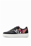 boty Desigual Fancy Patch Black negro