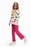 kalhoty Desigual Rene fuxia magico