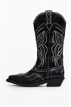 boty Desigual Jolene Cowboy Blac negro