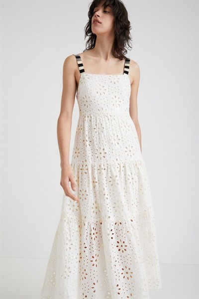 šaty Desigual Leah blanco