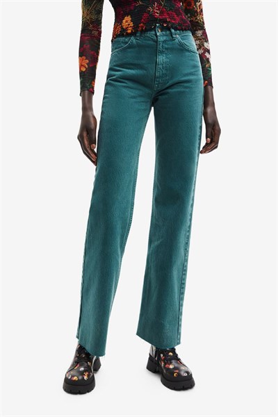 jeansy Desigual Lluïsa antique green