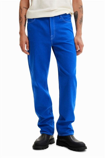 jeansy Desigual Alessandro azul klein