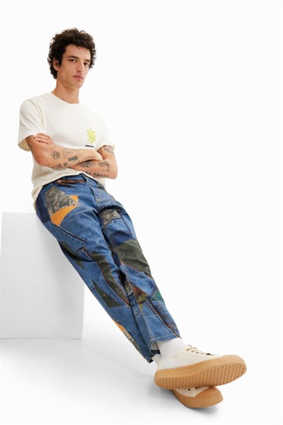 jeansy Desigual Velez denim raw