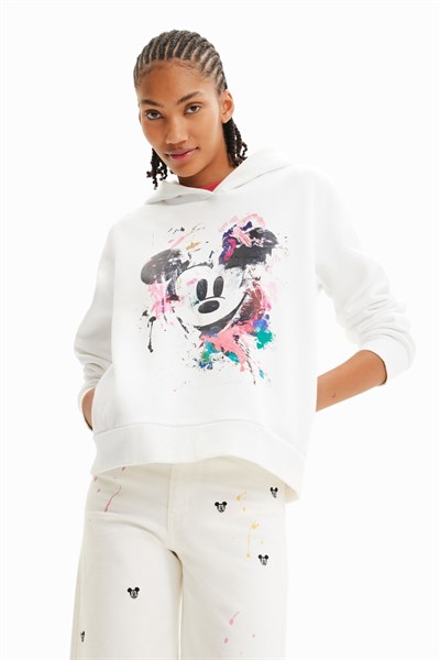 mikina Desigual Mickey crudo