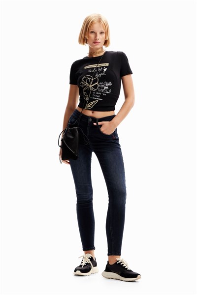 jeansy Desigual Florencia negro