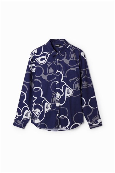 košeľa Desigual Samson navy