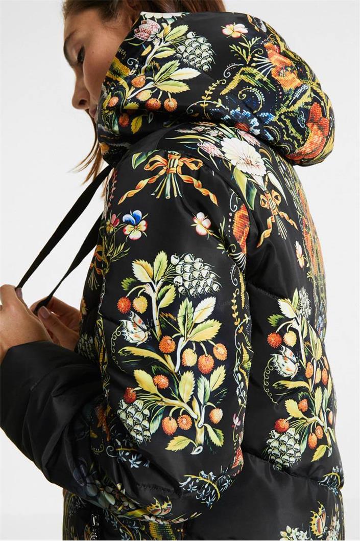 Bunda Desigual Sauvage Negro Dsglcz