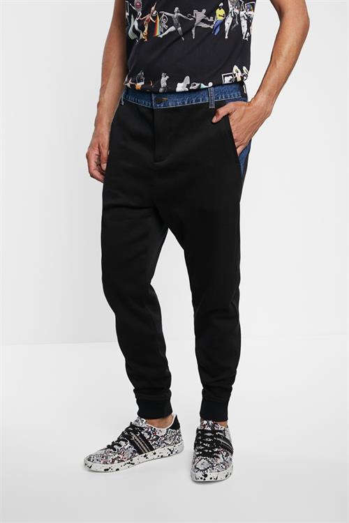 kalhoty Desigual Tadeo negro