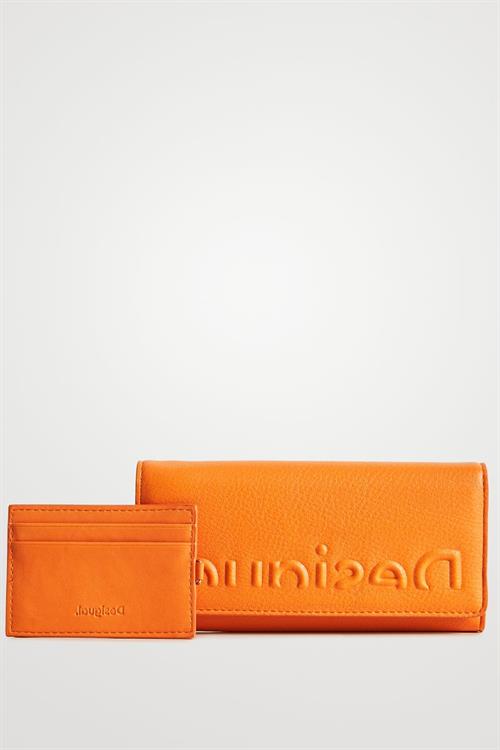 peněženka Desigual Half Logo Mariona naranja