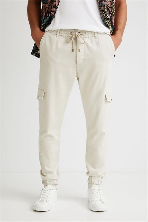 kalhoty Desigual Teófilo crema