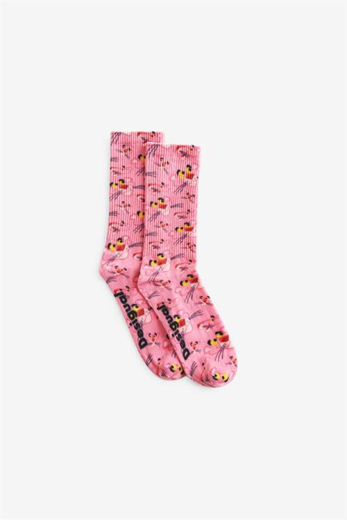 ponožky Desigual Pink Panther Tw candy pink
