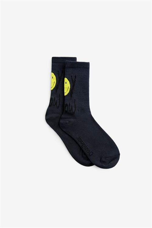ponožky Desigual Smiley Joy negro