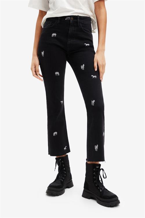 jeansy Desigual Niscalo negro