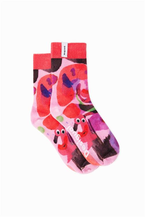 ponožky Desigual Caras Lacro fandango pink