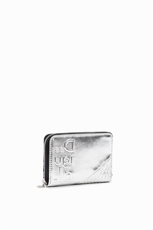 peňaženka Desigual Delta Silver shiny silver
