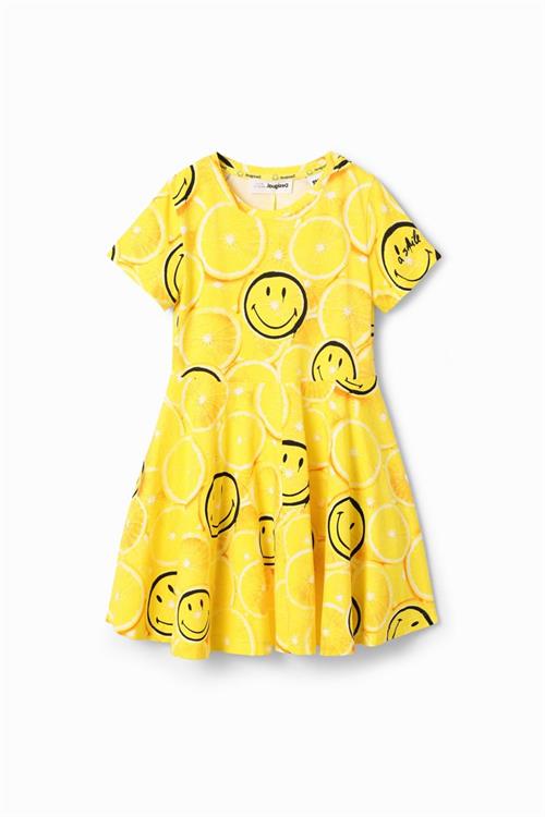 šaty Desigual Smiley Limon amorito