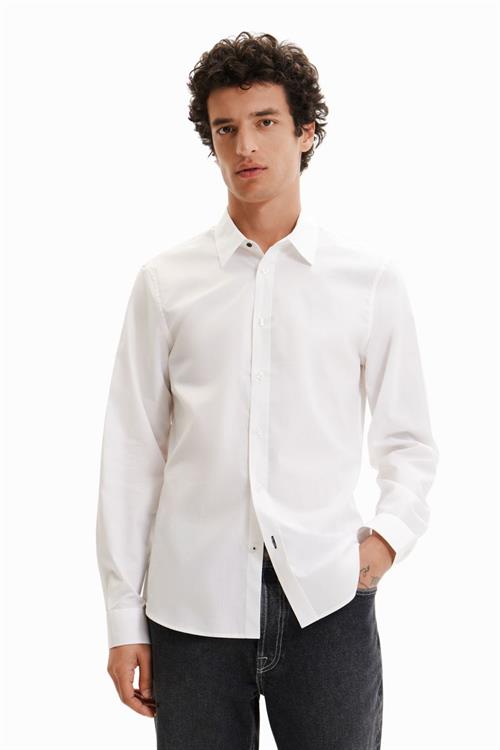 košile Desigual Armand blanco