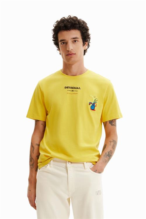 tričko Desigual Victor amarillo