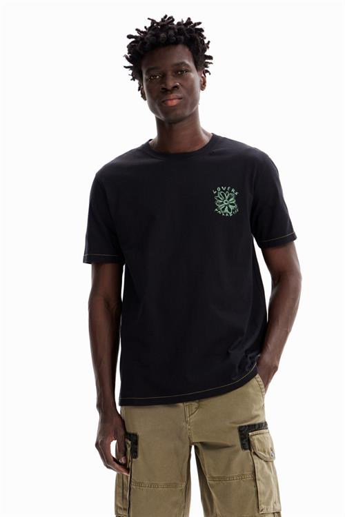 tričko Desigual Barnett negro