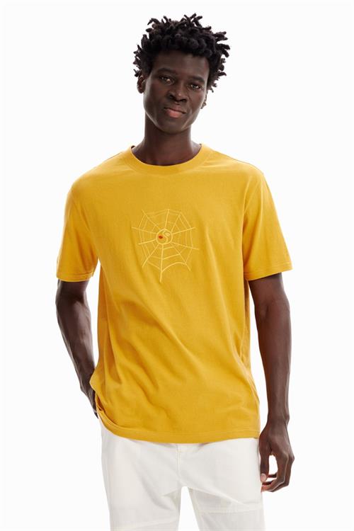 tričko Desigual Oscar amarillo trigo