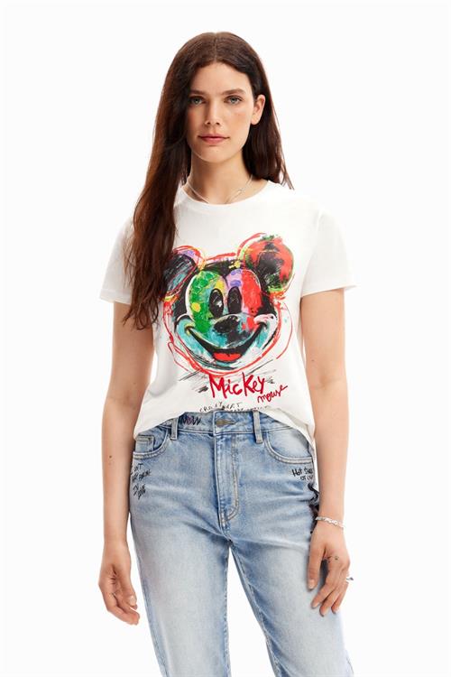 tričko Desigual Mickey Arty blanco