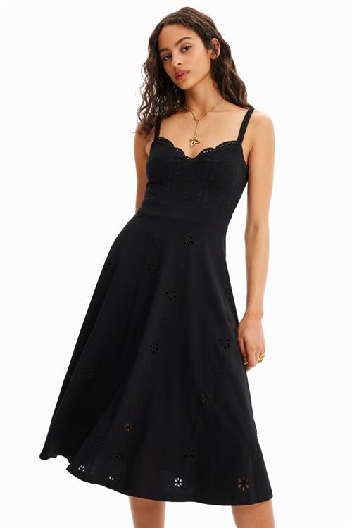 šaty Desigual Calicula negro