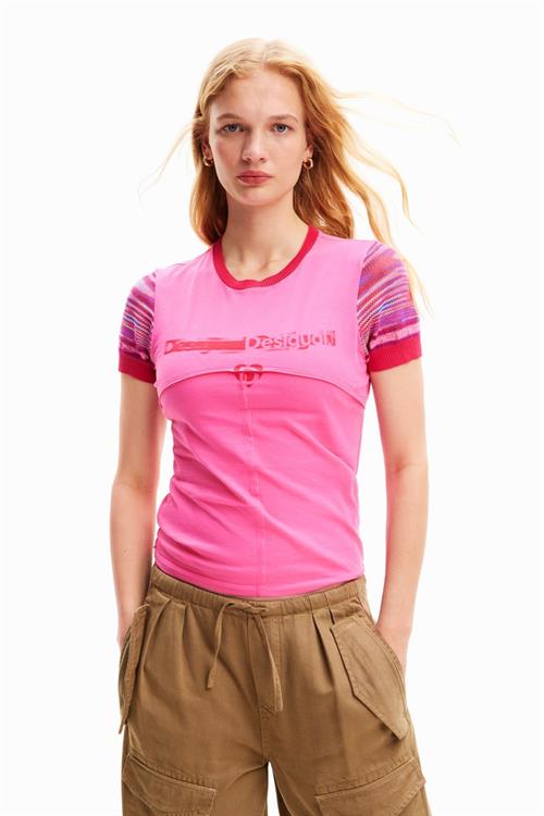 tričko Desigual Lindon rosa tailandia