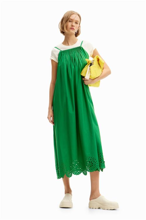 šaty Desigual Porland verde tropical