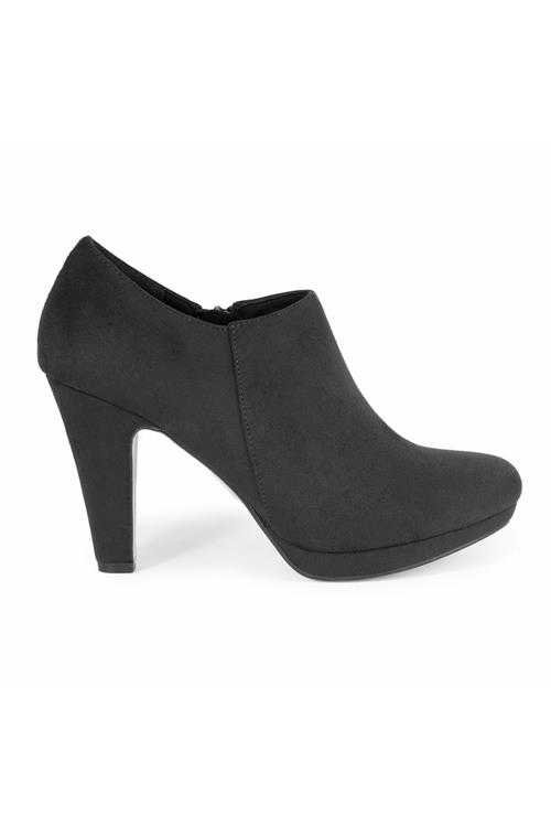 dámske topánky Next Elegantní černé kotníkové boty na podpatku black